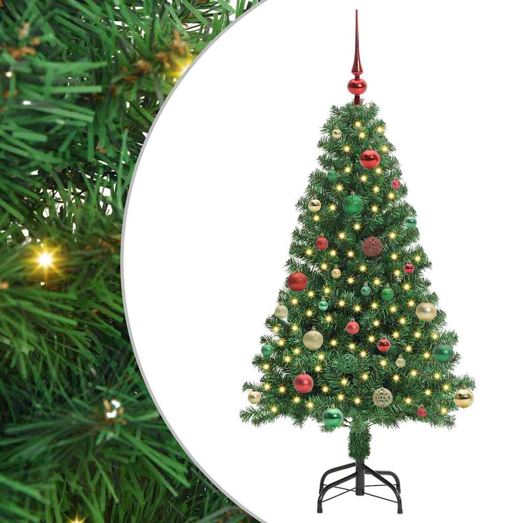 Vidaxx albero di Natale artificiale verde 150 cm PVC, acciaio e plastica
