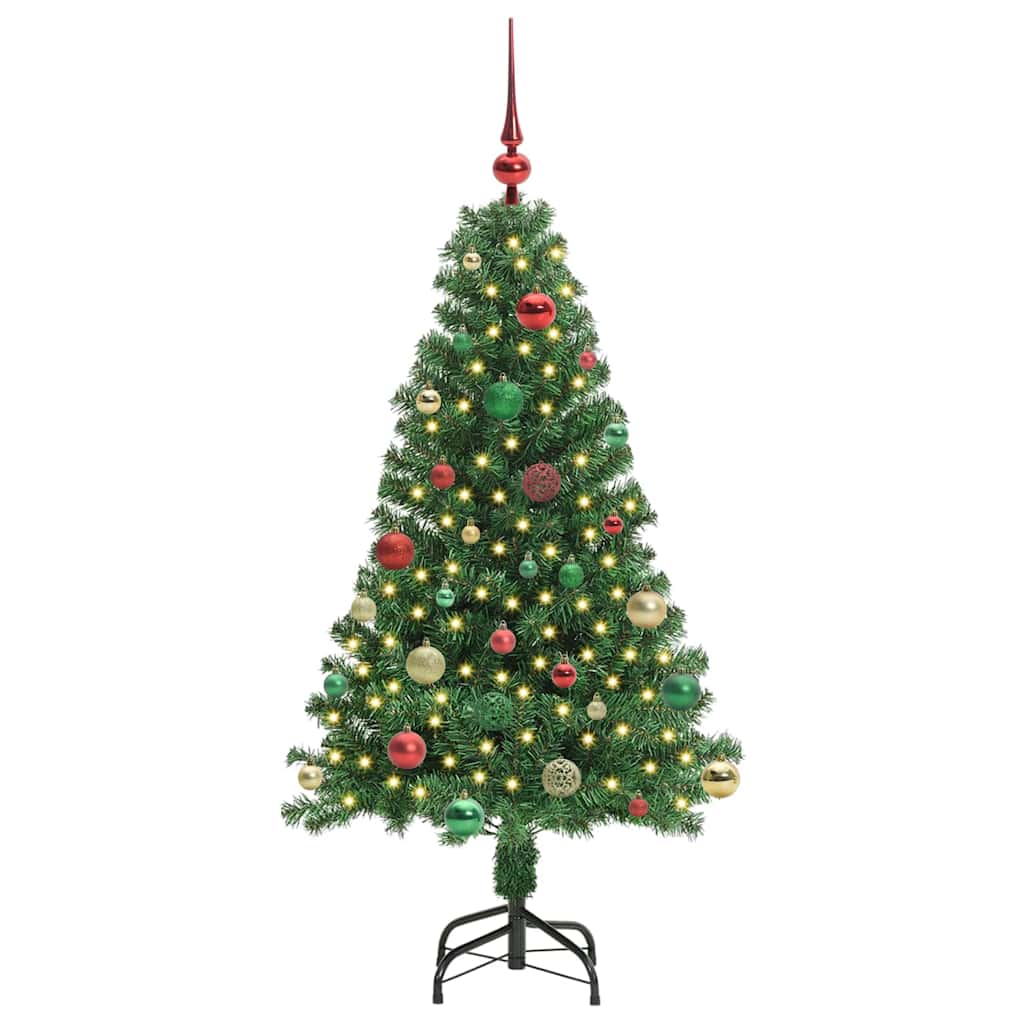 Vidaxx albero di Natale artificiale verde 150 cm PVC, acciaio e plastica