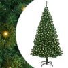 Vidaxx árbol de Navidad artificial verde 180 cm PVC y acero y plástico