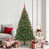 Vidaxx árbol de Navidad artificial verde 180 cm PVC y acero y plástico