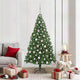 Vidaxx albero di Natale artificiale verde 180 cm in PVC e acciaio e plastica
