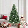 Vidaxl kunstkerstboom groen 180 cm pvc en staal en kunststof
