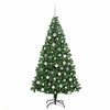 Vidaxx albero di Natale artificiale verde 180 cm in PVC e acciaio e plastica