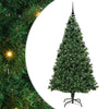 Vidaxl kunstkerstboom groen 210 cm pvc en staal en kunststof