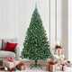 Vidaxx albero di Natale artificiale verde 210 cm PVC, acciaio e plastica