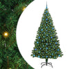 Vidaxx albero di Natale artificiale verde 210 cm PVC, acciaio e plastica