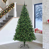 Vidaxx albero di Natale artificiale verde 240 cm PVC, acciaio e plastica