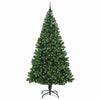 Vidaxx albero di Natale artificiale verde 240 cm PVC, acciaio e plastica