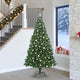 Vidaxx albero di Natale artificiale verde 240 cm PVC, acciaio e plastica