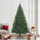 Vidaxx albero di Natale artificiale verde 240 cm PVC, acciaio e plastica