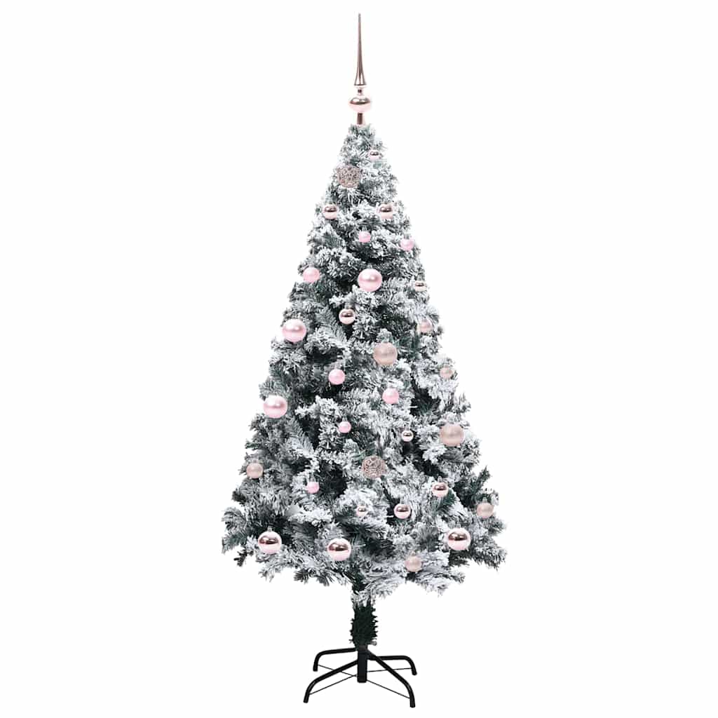 Vidaxx árbol de Navidad artificial con 150 LED blanco 150 cm PVC y acero y plástico