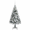 Vidaxx árbol de Navidad artificial con 150 LED blanco 150 cm PVC y acero y plástico