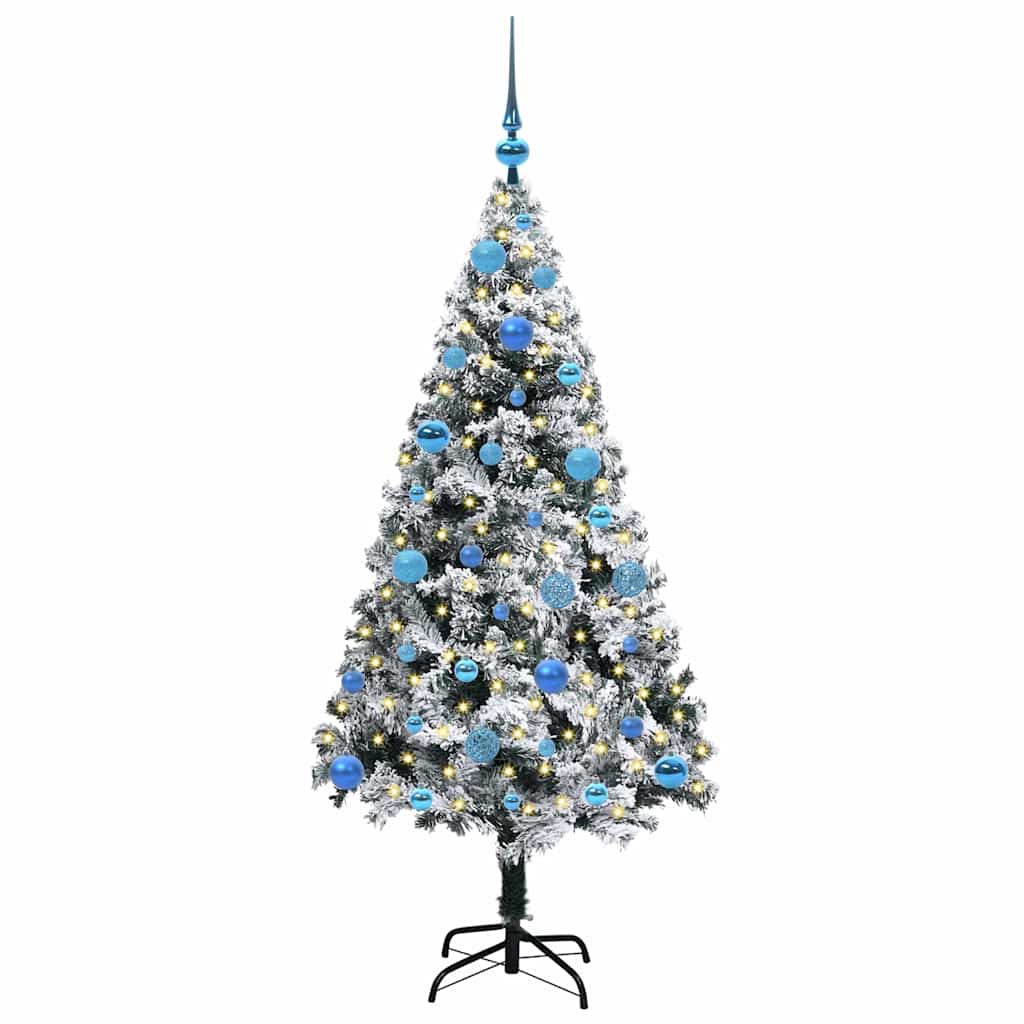 Albero di Natale artificiale Vidaxx con 150 LED bianchi 150 cm PVC e acciaio e plastica