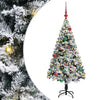 Vidaxx árbol de Navidad artificial con 150 LED blanco 150 cm PVC y acero y plástico
