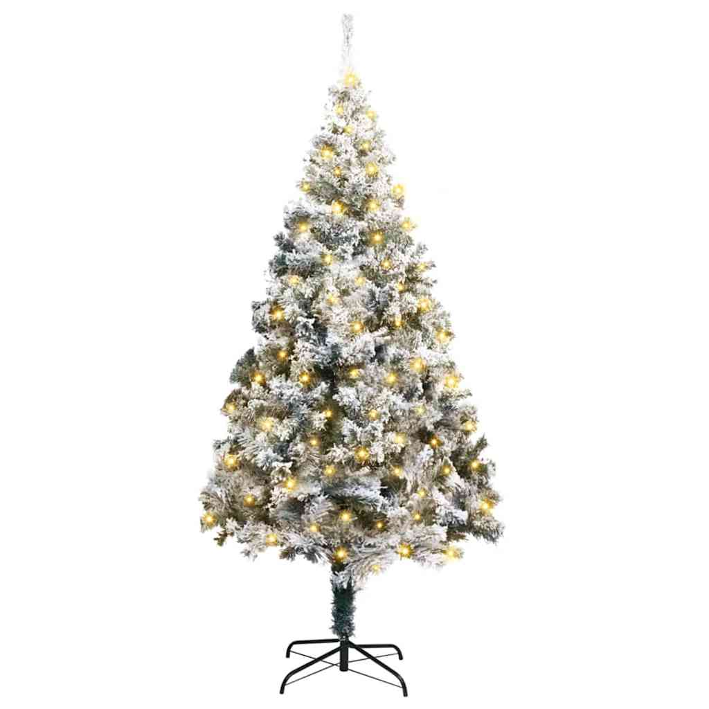 Vidaxx árbol de Navidad artificial con 300 LED blanco 180 cm PVC y acero y plástico