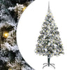 Albero di Natale artificiale Vidaxx con 300 LED bianchi 180 cm in PVC e acciaio e plastica