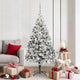 Albero di Natale artificiale Vidaxx con 300 LED bianchi 180 cm in PVC e acciaio e plastica