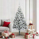 Albero di Natale artificiale Vidaxx con 300 LED bianchi 180 cm in PVC e acciaio e plastica