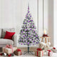 Albero di Natale artificiale Vidaxx con 300 LED bianchi 180 cm in PVC e acciaio e plastica