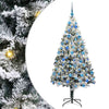 Albero di Natale artificiale Vidaxx con 300 LED bianchi 180 cm in PVC e acciaio e plastica