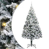 Vidaxl kunstkerstboom met 300 led wit 240 cm pvc en staal en kunststof