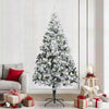 Albero di Natale artificiale Vidaxx con 300 LED bianchi 240 cm PVC e acciaio e plastica