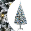 Vidaxx árbol de Navidad artificial con 300 LED blanco 240 cm PVC y acero y plástico