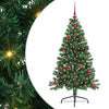 Vidaxx albero di Natale artificiale preilluminato con 150 LED verde 120 cm in PVC