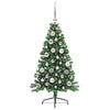 Vidaxx albero di Natale artificiale preilluminato con 150 LED verde 120 cm in PVC