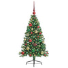 Vidaxx albero di Natale artificiale preilluminato con 150 LED verde 120 cm in PVC