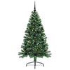 Vidaxl kunstmatig voorverlicht kerstboom met 150 led groen 150 cm pvc