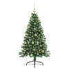 Vidaxl kunstmatig voorverlicht kerstboom met 150 led groen 150 cm pvc