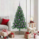 Vidaxx albero di Natale artificiale preilluminato con 150 LED verde 150 cm PVC