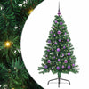 Vidaxl kunstmatig voorverlicht kerstboom met 150 led groen 150 cm pvc