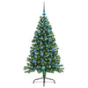 Vidaxl kunstmatig voorverlicht kerstboom met 150 led groen 150 cm pvc