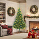 Vidaxl kunstmatig voorverlicht kerstboom met 300 led groen 180 cm pvc