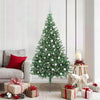 Vidaxl kunstmatig voorverlicht kerstboom met 300 led groen 180 cm pvc