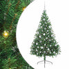Vidaxl kunstmatig voorverlicht kerstboom met 300 led groen 180 cm pvc