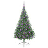 Vidaxl kunstmatig voorverlicht kerstboom met 300 led groen 180 cm pvc