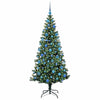 Vidaxl kunstmatig voorverlicht kerstboom met 300 led groen 180 cm pvc