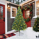 Vidaxl kunstmatig voorverlicht kerstboom met 300 led groen 210 cm pvc