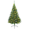 Vidaxl kunstmatig voorverlicht kerstboom met 300 led groen 210 cm pvc