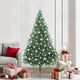 Vidaxl kunstmatig voorverlicht kerstboom met 300 led groen 210 cm pvc