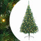 Vidaxx árbol de Navidad artificial preiluminado con 300 LED verde 240 cm PVC