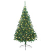Vidaxl kunstmatig voorverlicht kerstboom met 300 led groen 240 cm pvc