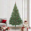 Vidaxl kunstmatig voorverlicht kerstboom met 300 led groen 240 cm pvc