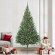 Vidaxx árbol de Navidad artificial preiluminado con 300 LED verde 240 cm PVC