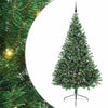 Vidaxx albero di Natale artificiale preilluminato con 300 LED verdi 240 cm in PVC