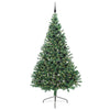 Vidaxx albero di Natale artificiale preilluminato con 300 LED verdi 240 cm in PVC