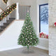 Vidaxx árbol de Navidad artificial preiluminado con 300 LED verde 240 cm PVC